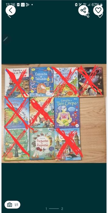 Vendo livros da colecção Espreita