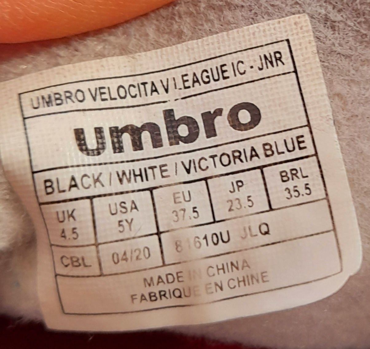 Buty piłkarskie 37,5