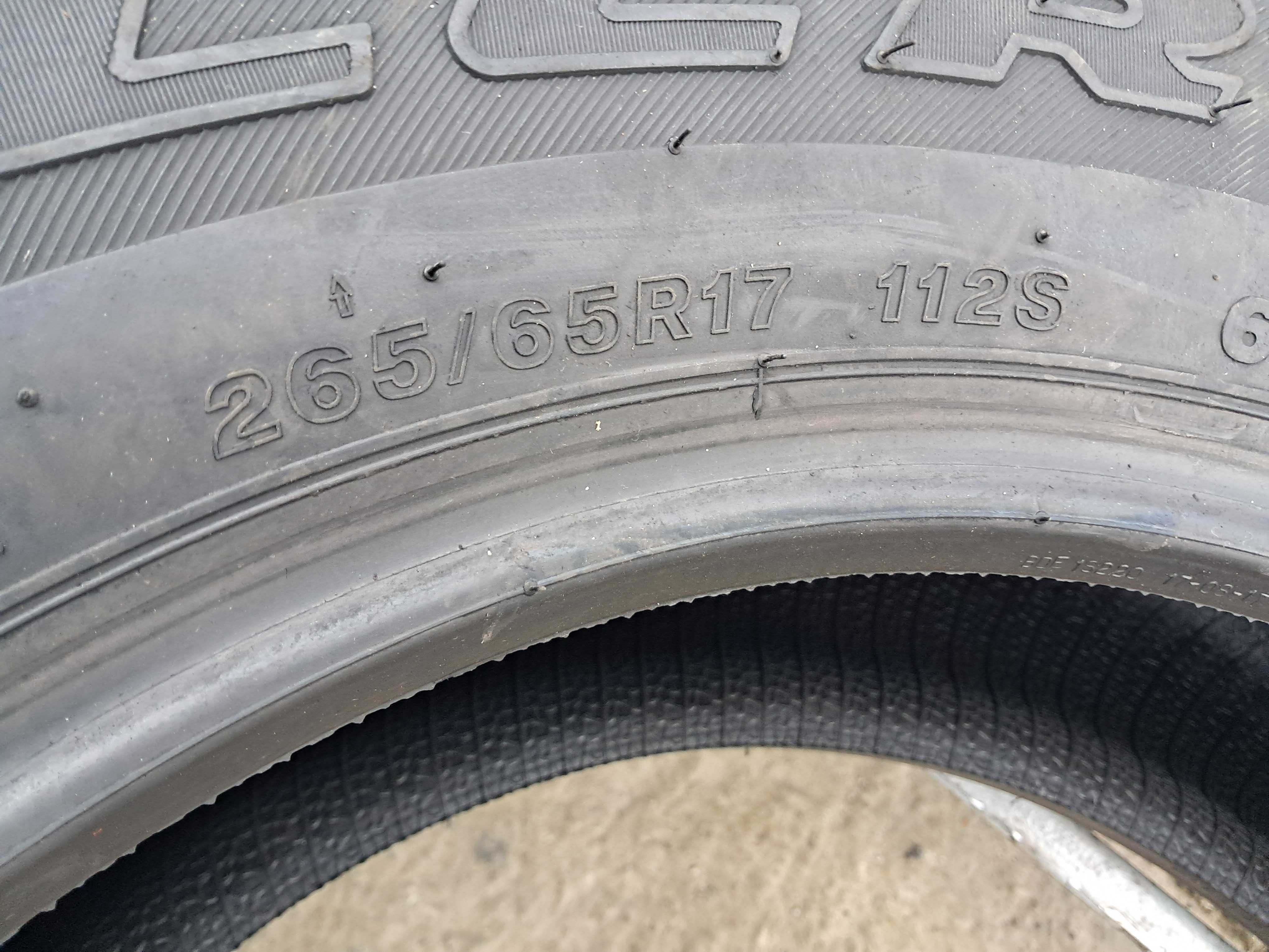 Резина всесезонна, нова, Bridgestone Dueler A/T 693 III 265\65 R17