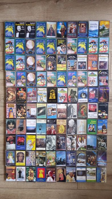 Kasety audio.  300 sztuk. Zadbane.