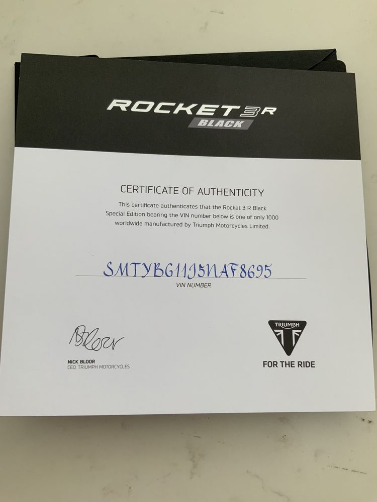 Triumph Rocket 3R Black Edition