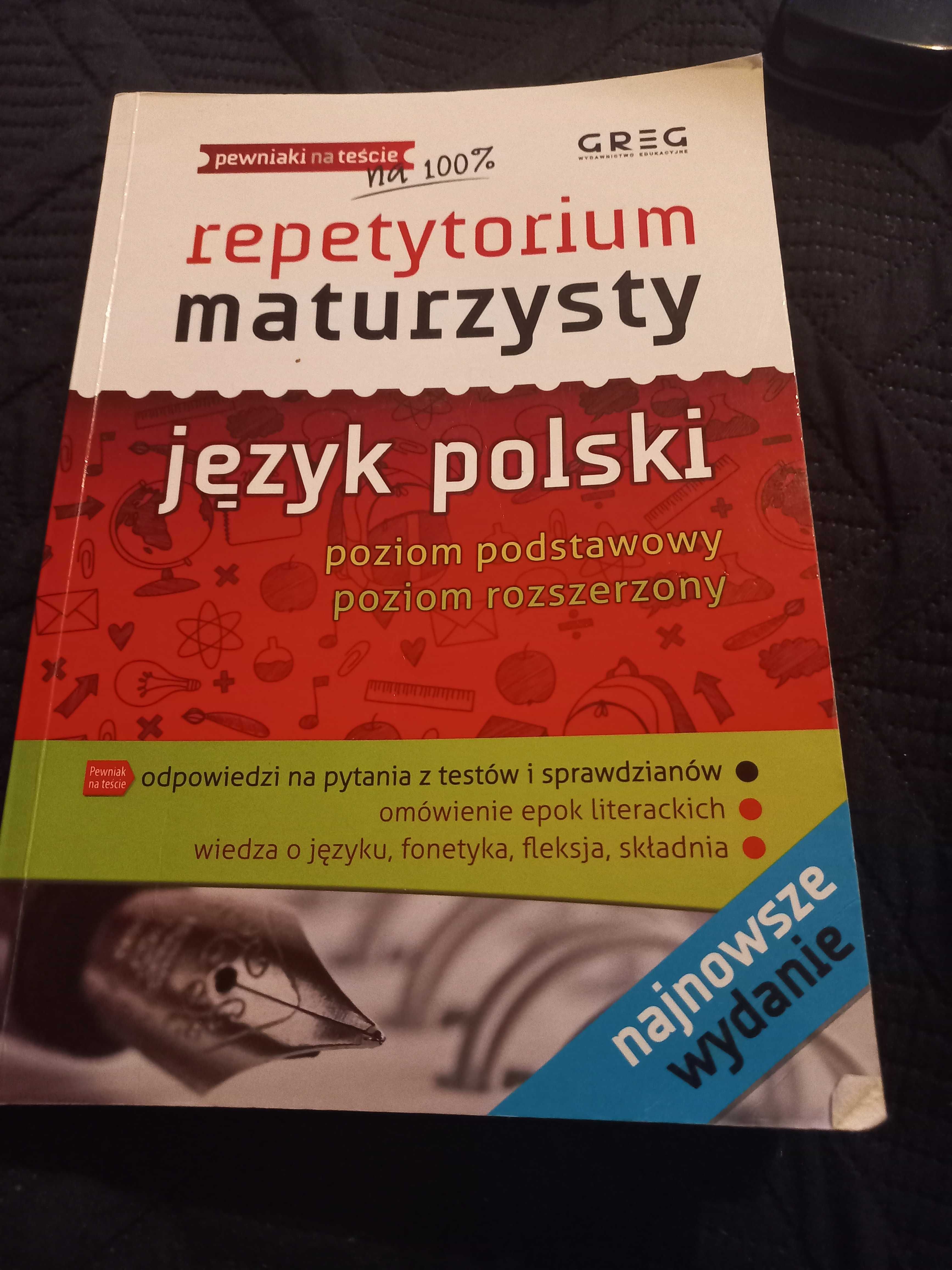 Sprzedam repetytorium maturzysty język polski