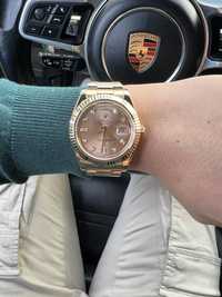 Rolex Day-Date II 18k Rose Gold Champagne Diamond Dial