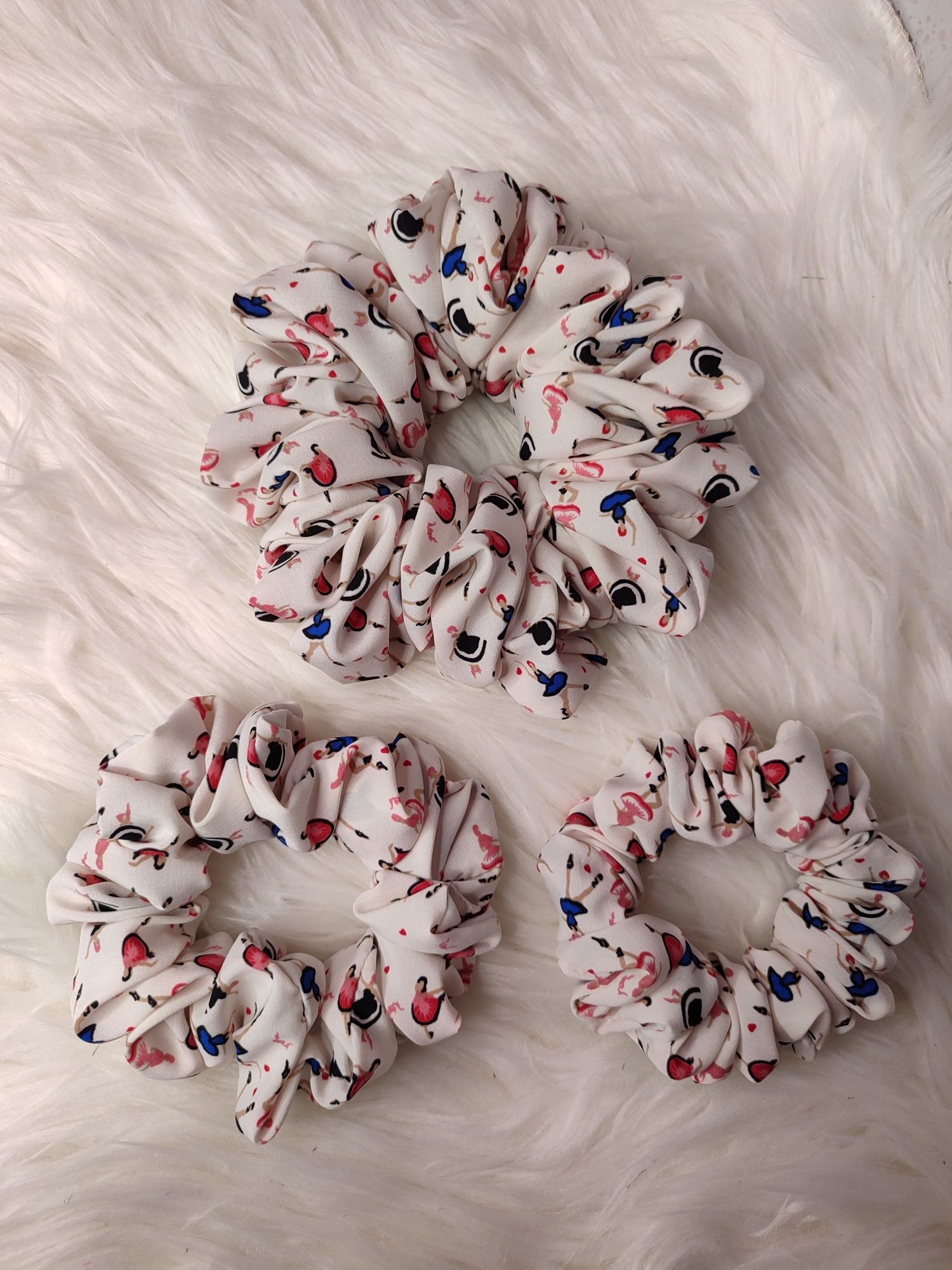 Scrunchie do włosów rozm S jedwab silk
