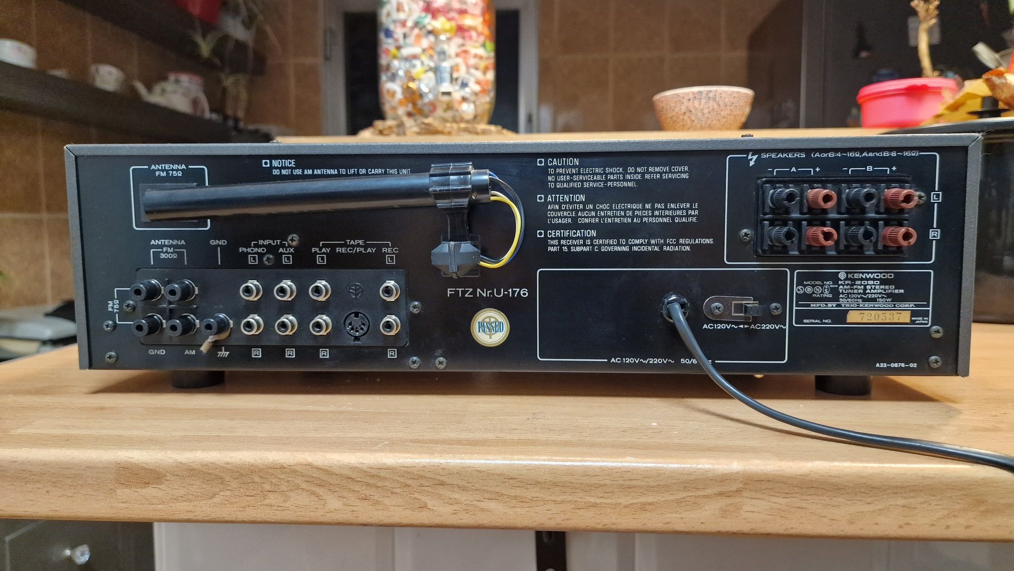 Kenwood KR-2090 Stereo Receiver