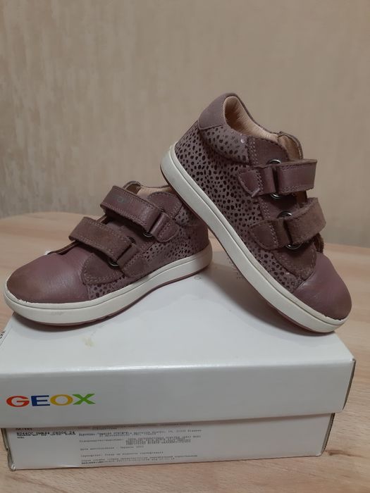 Демисезонные кроссовки Geox, полуботинки,  p. 24, ст. 15 см