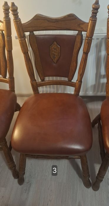 Holenderskie krzesła dębowe 4 sztuki