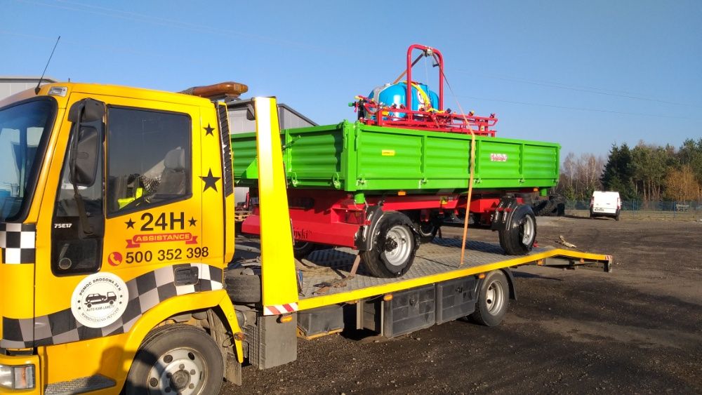 Transport Lubartów Maszyn Autolaweta Holowanie Pomoc Drogowa Lubartów