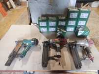 Pistolety stolarskie + zszywki pistolet stolarski