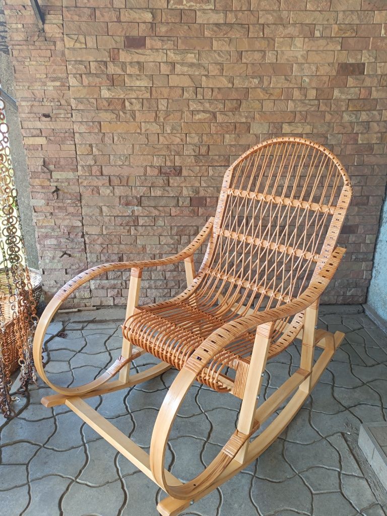 Крісло качалка / кресло качалка / изделия из лозы / крісло з лози