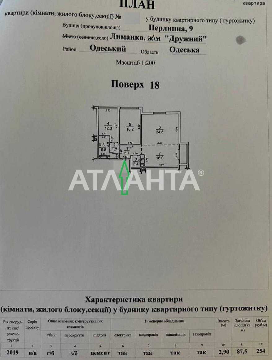 3-комнатная квартира в Жемчужном квартале Таирова ЖК 49 Жемчужина