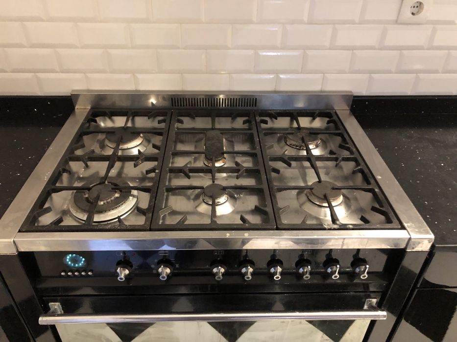 SMEG Fogão a gás + Forno eléctrico design vintage