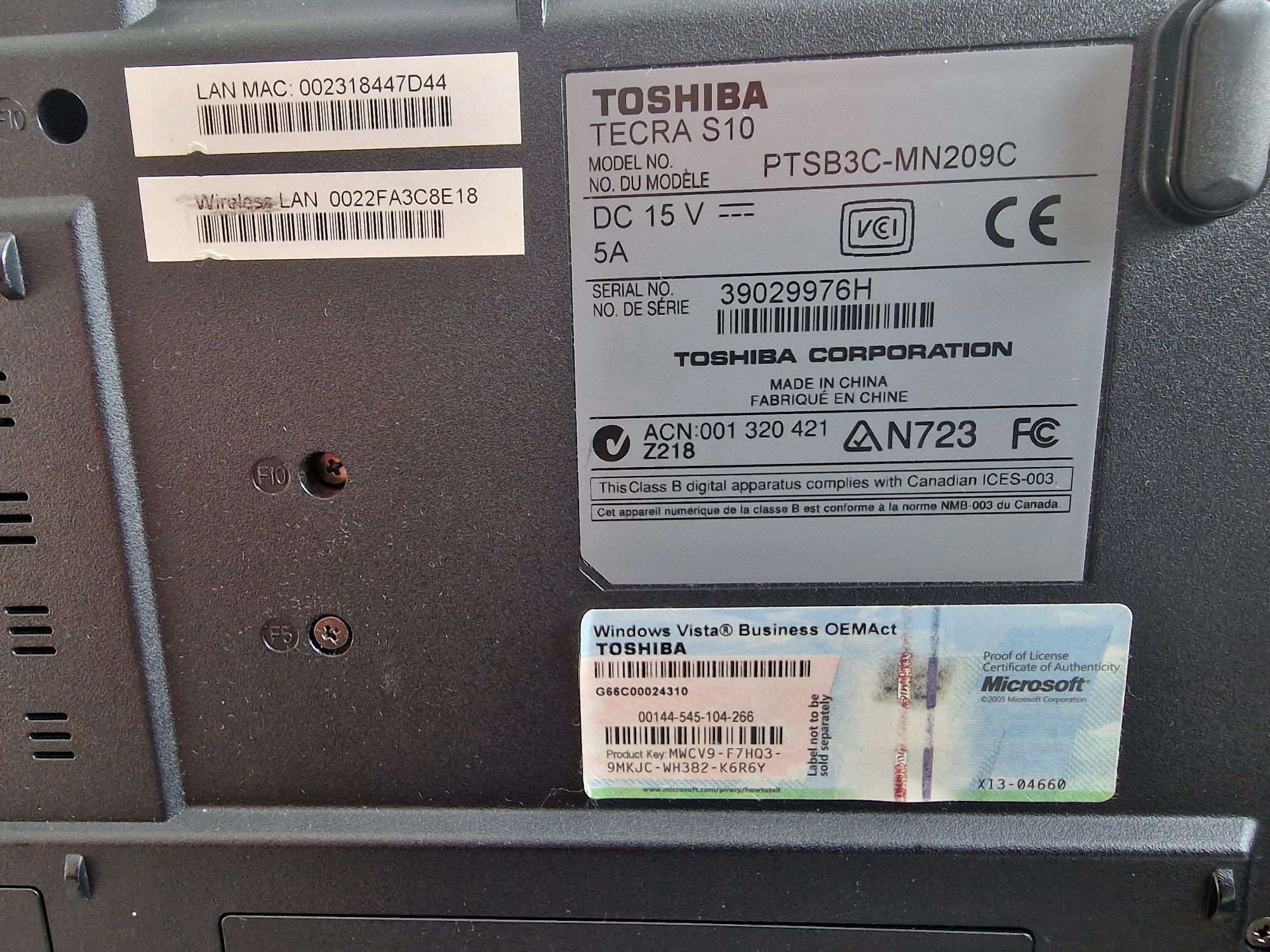 Zestaw Laptop Toshiba Tecra i tablet Hipstreet Titan 2