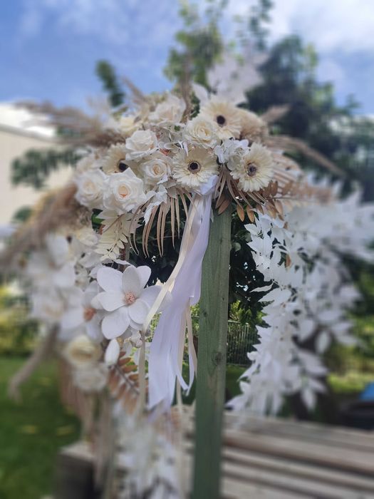 Otwarty wianek XXL w stylu BOHO