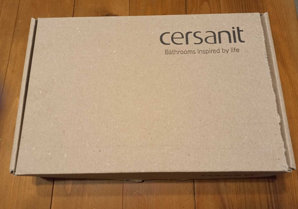 Przycisk spłukujący Cersanit Enter II czarny mat