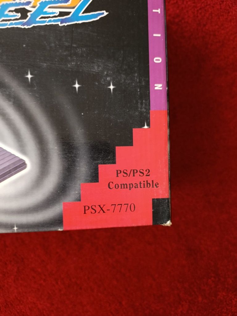 Volante + pedais para PS/PS2