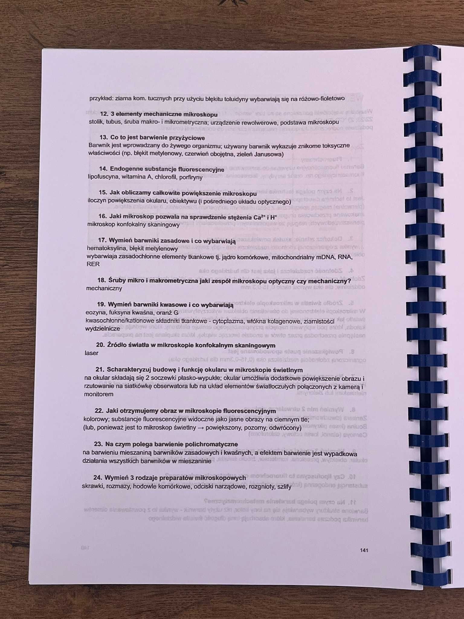 Histologia 101 skrypt z histologii