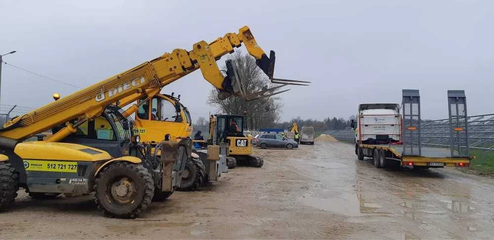 Usługa i Wynajem ładowarki teleskopowej Manitka Dieci ManitouMerlo JCB