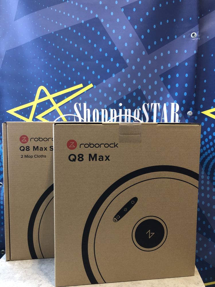 Робот-порохотяг Roborock Q8 Max Black/White • Новий!