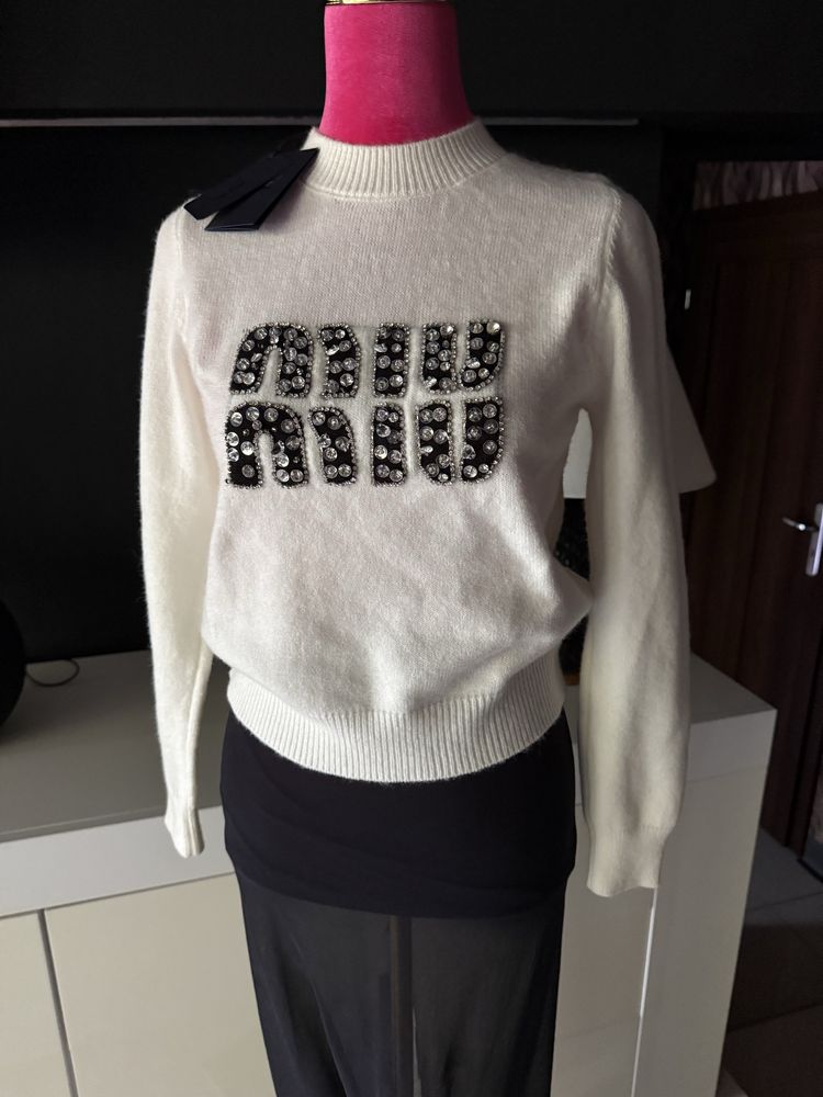Sweterk kardigan Sweter miu miu by prada sml