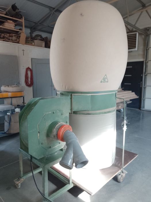 Odciag do trocin - mocny silnik 3 fazowy, kompletny zestaw