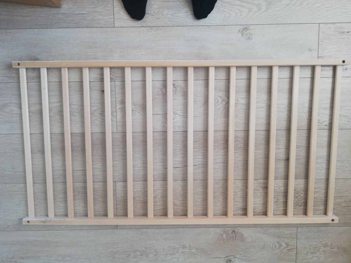 Łóżeczko białe 120x60