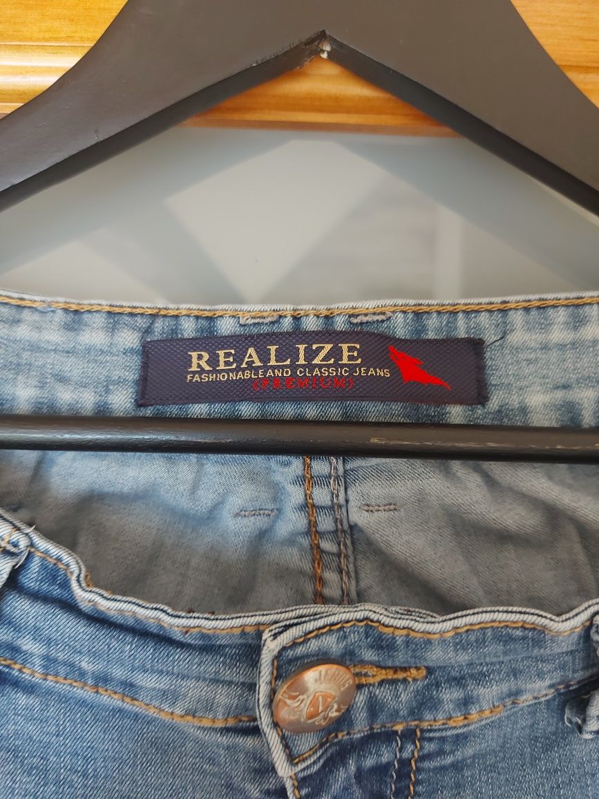 Jeansy męskie jasne Realize