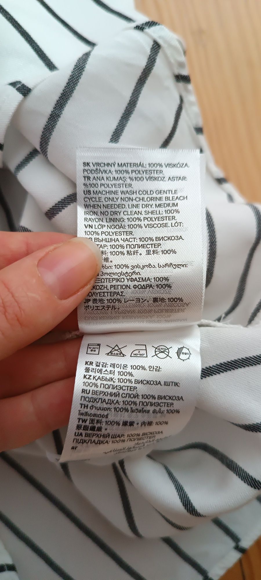 Сукня сорочка для годування груддю вагітних H&M віскоза