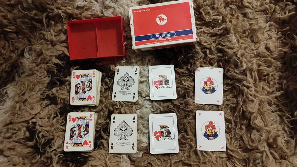Włoskie karty do gry DAL NEGRO edycja: Ramino San Siro