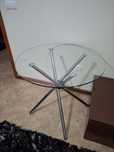 Mesa de vidro redonda