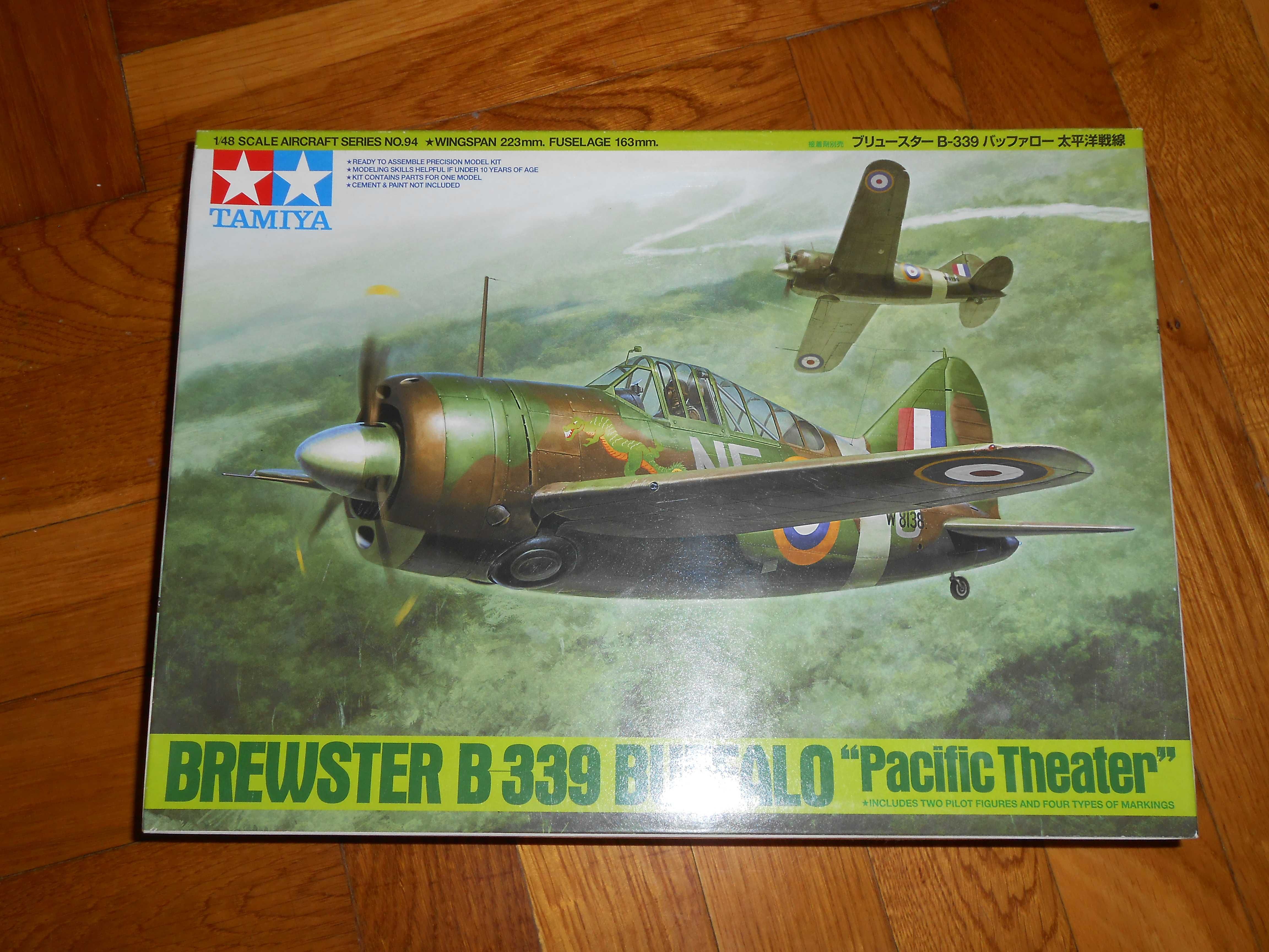 Tamiya 61094 Brewster B-339 Buffalo Pacific Theater skala 1:48