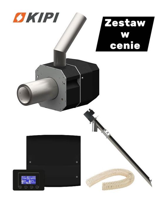 Modernizacja przeróbka kotła na pellet z palnikiem KIPI moc 10kW