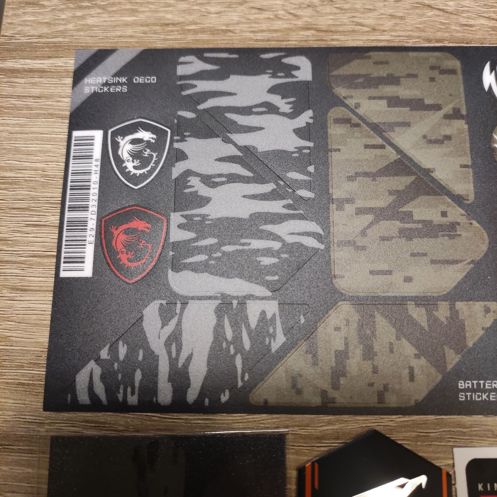 Zestaw naklejek MSI i Aorus