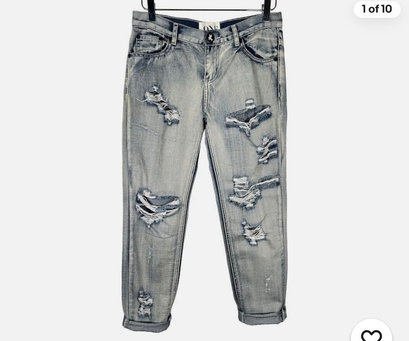 Джинси ONE by TEASPOON рвані. Розмір 27