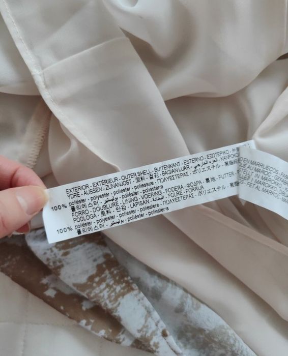 Zwiewna długa Sukienka z wycięciami i ozdobnymi plecami Zara xS