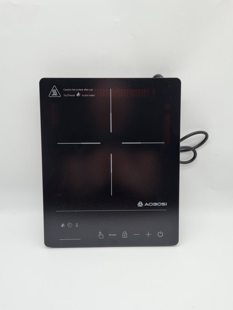 Aobosi płyta indukcyjna 1 palnikowa funkcja Booster 2000W