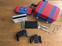 Zestaw Nintendo Switch OLED The Legend of Zelda Pad + Etui Mario