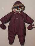 Ted Baker nowy kombinezon zimowy 62 cm cudowny luksusowy bordo kwiaty