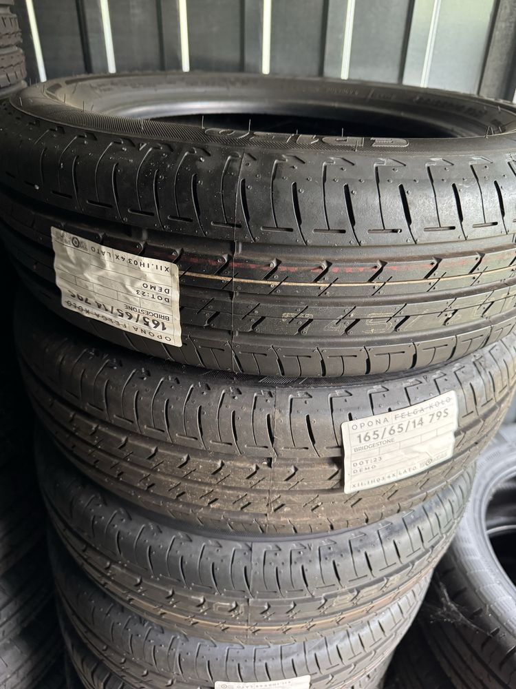 Komplet opon letnich 165/65/14 BRIDGESTONE Demo F-Vat