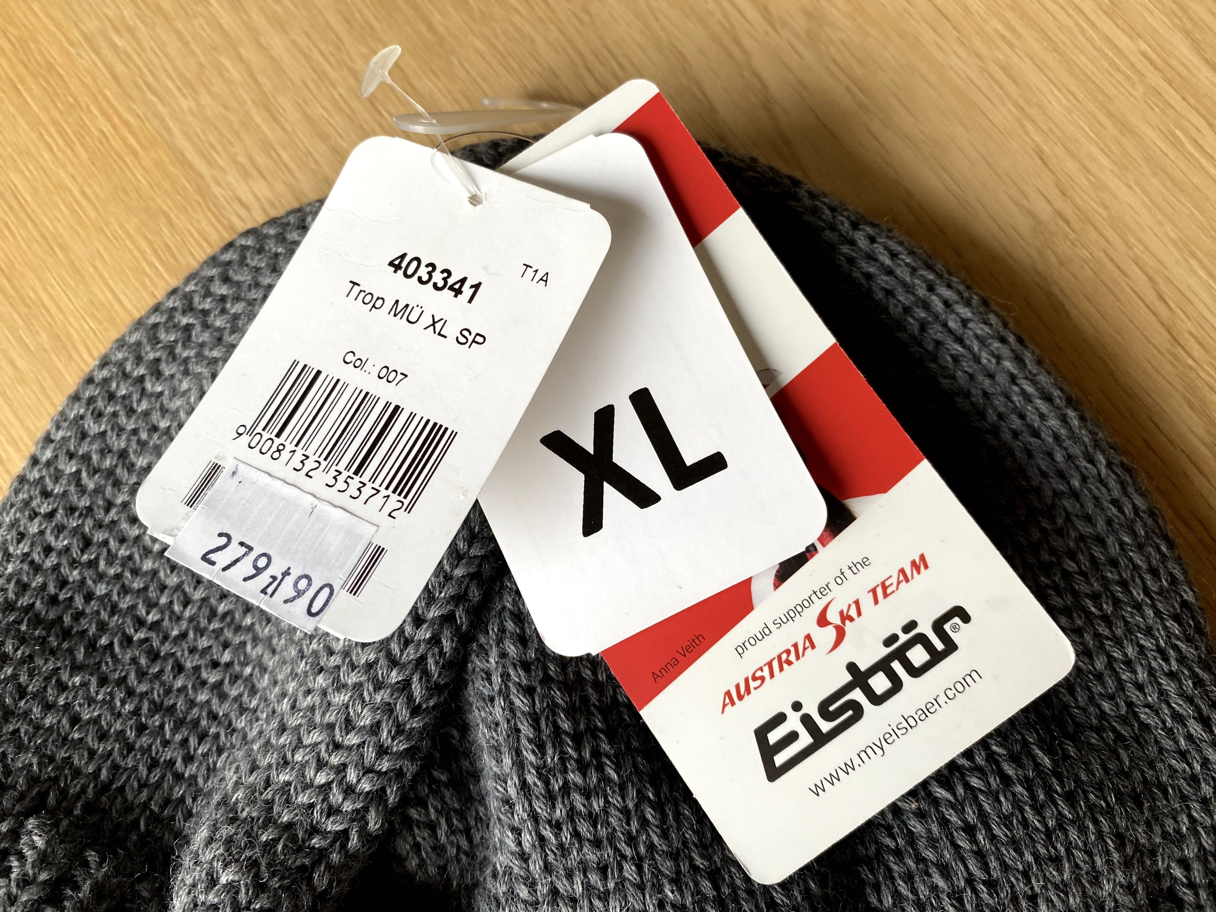 Czapka Eisbar Trop MU XL szara NOWA Made in Austria NOWA !!!