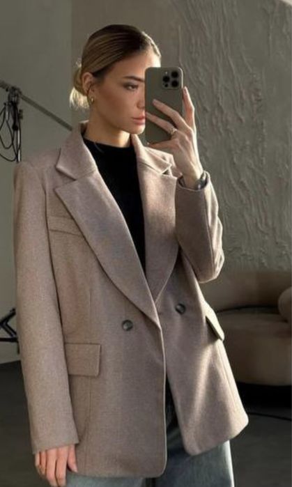 Пиджак женский мокко