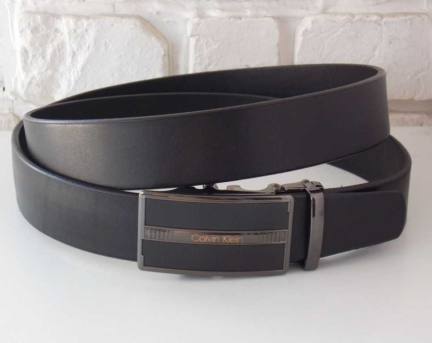 Ремінь автомат чоловічий шкіряний / мужской ремень автомат