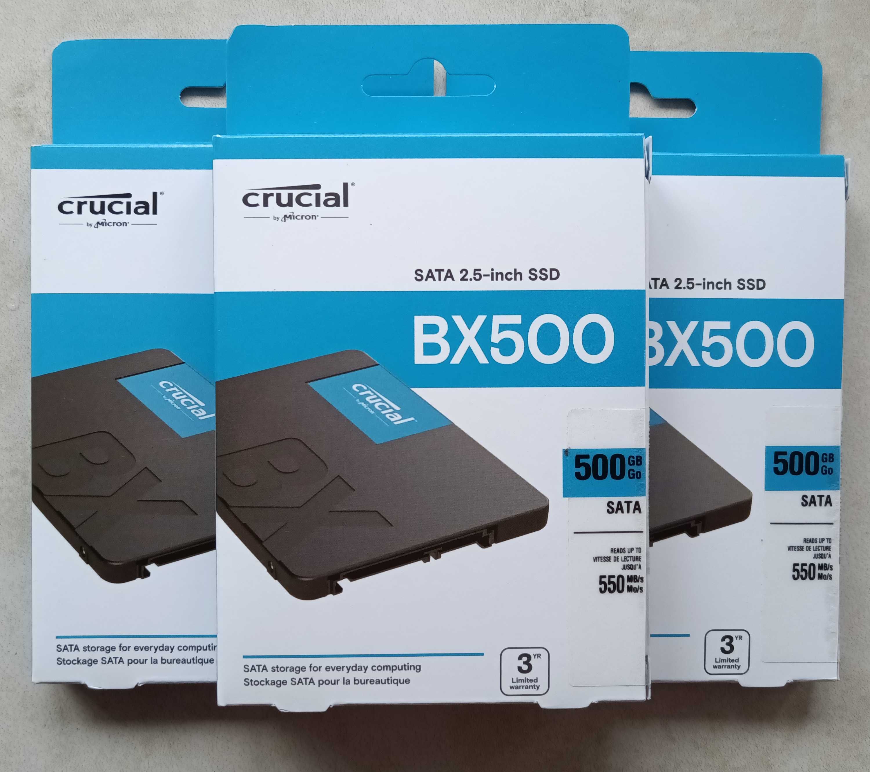 НОВІ SSD 2.5 SATA диски на 500 ГБ в асортименті