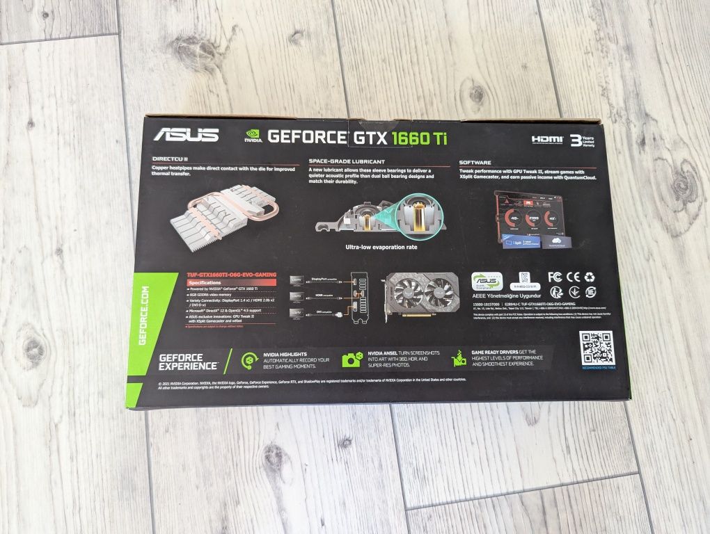 Pudełko Box Asus GTX 1660Ti TUF Gaming