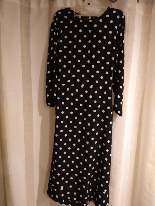 Sukienka czarna w kropk,MGN,M - ka,(pg)