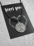 Heart Gore nowy wisiorek ASTAROTH pentagram goth gotycki gwiazda HG88