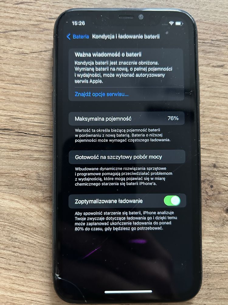 Iphone 11 z wadami