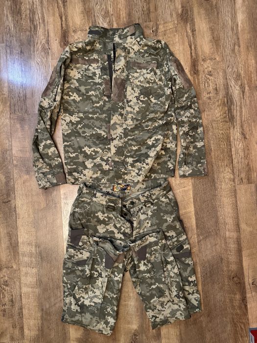 Комплект M-Tac (кітель + штани + кепка) — камуфляж MM-14 піксель (М)