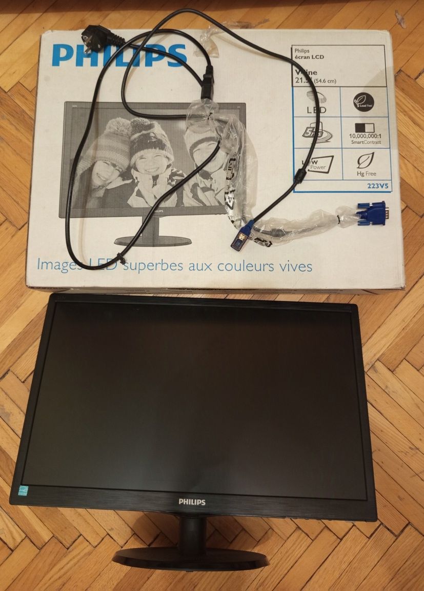 Монітор philips 223v5 21,5