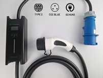 CARREGADOR EVSE 6A-32A TYPE 2 MONOFÁSICO P/ CARROS ELÉCTRICOS/HÍBRIDOS